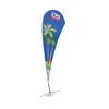 3.4m tall beach flag banner ,beach ad flags