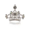 Crystal Flat-back Button Hair Flower Center Wedding Embellishment DIY Rhinestone Crown Button