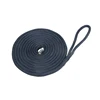 Polyester double braided 24 strands plaited dock line marine rope