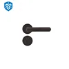 Stainless steel outer rose material sliding lever door handle lock toilet handle door lock