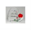 Acrylic crystal wedding gift hear acrylic photo frame
