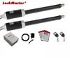 Lockmaster 24VDC Dual Actuator Motor Remote Control Swing Gate Operator