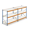 Pallet storage adjustable racking system