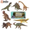 Wholesale hollow 9 inches simulation model plastic dinosaur toy for kids 2019