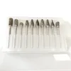 10PCS a set Carbide Rotary File set/tungsten carbide burrs/tungsten rotary burrs head diameter 6mm