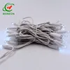 IP65 White Wire 100 LED Christmas Decorative Outdoor Light String