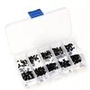 300Pcs KM Laptop Screws Kit 10Sizes Assorted Assemble Repair Black Set Computer Screw Tools Parts For Electronic Products