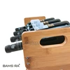 Natual bamboo red wine bottle rack,stacked wine rack /BSCI,FSC factory
