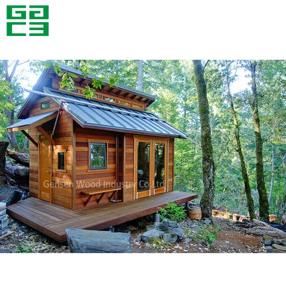 Garden Green Log Cabin Shed Prefabricated Russian Timber Wooden