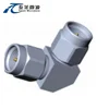 50OHM Stainless Steel 3.5 Male Plug to 3.5 Male Plug Connector Right Angle Millimeter Wave Coaxial RF Adaptor