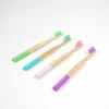 Manufacturer Round Handle Adult Best Travel Environmental Natural Eco Friendly Bamboo Toothbrush