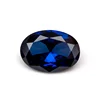 Synthetic Blue Corundum Oval Cut Loose Gemstone Sapphire