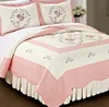 HF8501 bedspread modern directly top selling 100% polyester bedspread king size
