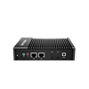 dual lan dual HD port USB 3.0 small fanless pc Barebone 2 ethernet mini pc