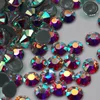 Quality ab color Flat bottom glass crystal rhinestone, for nail paste ,mobile phone accessories decorative with the rhinestone