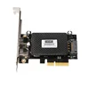 PCI-E X4 to Dual USB3.1 Supply Gen2 Pcie To USB3.1 2port adapter card