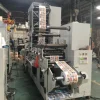 Eight(8)Color Two Tower Roll To Roll Stack Type Self-Adhesive Sticker Label Flexo Printing Machine