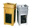 LTB011 Hotel kitchen square stainless steel rubbish bin waste rubbish trash recycle bin