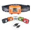 USB Rechargeable sensor mini headlamp High Power Waterproof LED headlight with red light for fishing camping walking
