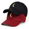 High quality cotton custom moon embroidered baseball cap with logo