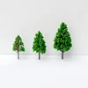 40 Pieces Scale Plastic Miniature Model tree poplar For Building Trains Railroad Layout Scenery Landscape Accessories MR127