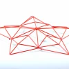 Hershey Steel Material Red Coated Star Shaped Deformed Springs