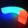 LED furniture outdoor colorful lighted bent stool / most popular LED decorative rgb stool light