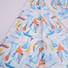 Fancy design soft touch woven digital printing poly crepe de chine fabric for girls dresses