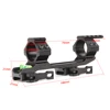 QD 1 inch 30mm Rings Integral Hunting Scope Mount Picatinny Rail Ar15 Ak 47 Bracket for Optical Sight with Bubble Level