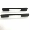 Aluminium hardware solid CNC machines black matt cabinet door drawer kitchen handle pull
