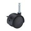 50mm nylon long insert stem casters with brake tripod easels caster wheel