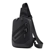 Chest Sling Shoulder Bag Lightweight Mini Casual Cross Body Shoulder Daypack with USB Port and headphone hole