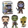 New product plastic material Avenger super hero funko key chain