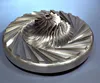 china OEM manufacturer special custom 5 axis cnc machining titanium diffuser axial impeller by your drawing