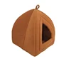 Cat Products Soft Warm Heating Pet Bed triangle cat cave bed morden cat tent bed
