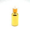 30ml boston round glass dropper bottle for essential and oil with black or white childproof &tamper cap