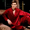 High Grade Male's Long Classic 100% Silk Sleeping Wears in 19mm