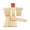 Classical High Quality Customized Size outdoor sport Natural Wood KUBB set Garden Games