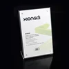 High transparent acrylic board custom desktop table sign strong magnetic table card display stand-up durable