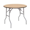 Factory price foldable table base round high folding table