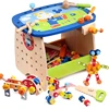 Luban Chair Wooden Tool table toy Assemble Simulation Repair Toy Tool Set Wooden Work Bench Toy