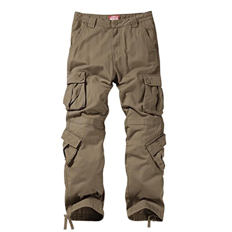 calças de trabalho com bolsos laterais