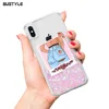 Love hearts Liquid Quicksand case for iPhone x xr xs max anti-shock phone cover for iPhone 6 7 8 plus