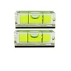 10*10*29 mm Square Spirit Level Bubble with Magnetic stripe Transparent or Green 1 Piece