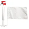 Nuoxin durable blank sublim your custom logo car window flag with pole