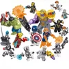 Free Shipping Amazon lele mini Building Blocks figures Toys supers heros Endgame marvel block toy for 16pcs assembly Block