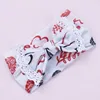 Spring Summer Knot Bows Wide Nylon Headbands,2019 Full Prints Patterned Wide Nylon Hairbands