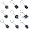 Metal Mini Key Ring Picture Frame Keychains Photo Frames For Outdoor