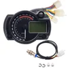 New Backlight LCD Digital Motorcycle Speedometer Odometer Motor Bike Tachometer