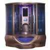HS-SR022A prefab luxury steam shower,steam shower room with tv